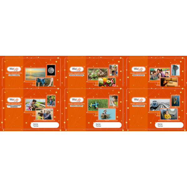 Projeto WeLab 2026 - Kit com 6 volumes - Educação Infantil - 3 anos