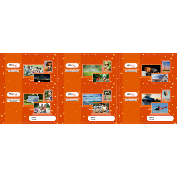 Projeto WeLab 2026 - Kit com 6 volumes - Educação Infantil - 4 anos