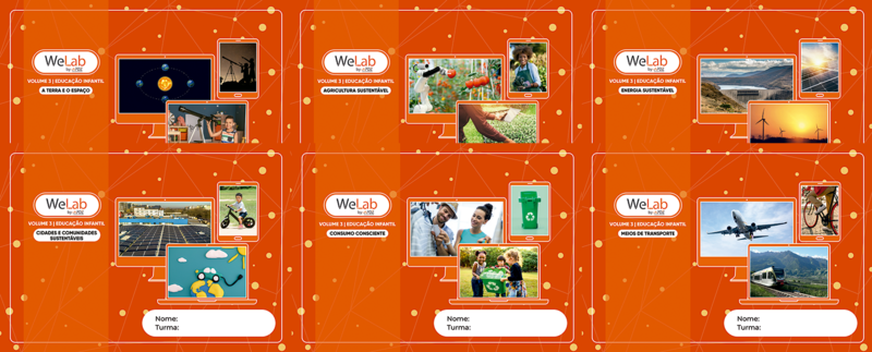 Projeto WeLab 2026 - Kit com 6 volumes - Educação Infantil - 5 anos