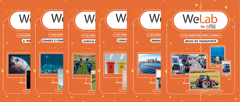 Projeto WeLab Digital 2026 - Kit com 6 volumes - Ensino Fundamental 3&deg; ano
